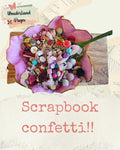 Junk Confetti Scoops ✨ | Vintage-Inspired Craft Mix